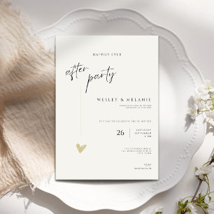 Minimal Party Invitation Happily Ever After Party