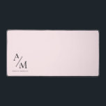 Minimal Pastel Pink Initial & Personalised  Desk Mat<br><div class="desc">Elevate your workspace with this Minimal Pastel Pink Initial & Personalised Desk Mat. Featuring a sleek and minimalist design, this desk mat adds a touch of elegance and personalisation to your office or home workspace. The soft pastel pink background offers a sophisticated look, while the personalised initial or name makes...</div>