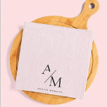 Minimal Pastel Pink Initial & Personalised  Tea Towel<br><div class="desc">Add a touch of elegance and personalisation to your kitchen with this Minimal Pastel Pink Initial & Personalised Kitchen Towel. Featuring a sleek and minimalist design, this kitchen towel is perfect for those who appreciate style and functionality. The soft pastel pink background adds a subtle yet sophisticated flair, while the...</div>