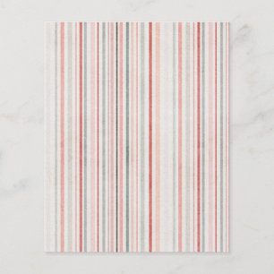 Minimal Pastel Stripe Pattern Flyer