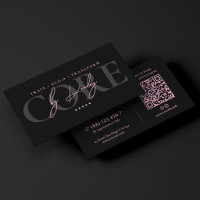 Minimal Personal Trainer Pink Black Instructor