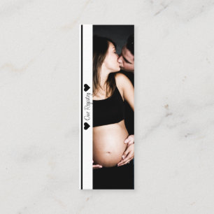 Minimal Photo Baby Shower Registry Insert