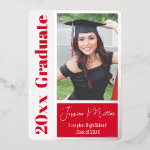 Minimal Photo Template Graduation Party