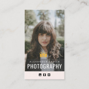 Minimal Photographer Business Card 