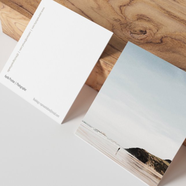minimal photographer modern square business cards (Creator Uploaded)