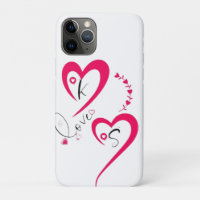 Minimal Pink Heart Love