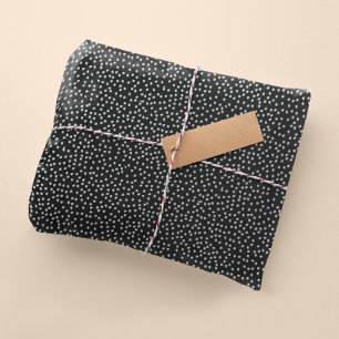 Minimal Polka Dot Black and White Pillowcase
