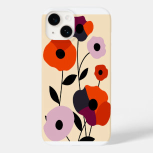 Minimal Poppy Bloom Case-Mate iPhone 14 Case