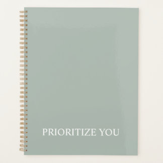 Minimal Prioritise You Quote Ash Colour Planner