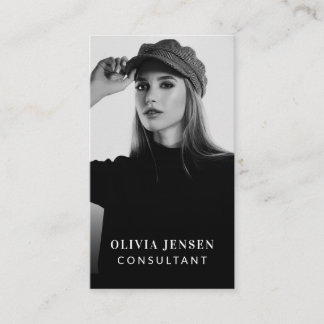 Minimal & Professional Business Photo Card