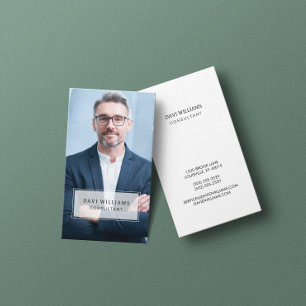 Minimal & Professional Business Photo Card