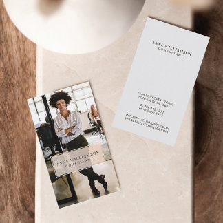 Minimal & Professional Business Photo Card