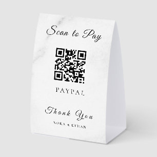 Minimal Professional Business Table Tent Sign