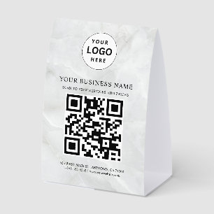 Minimal Professional Business Table Tent Sign