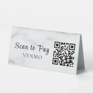 Minimal Professional Business Table Tent Sign