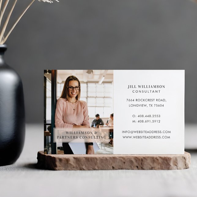 Minimal Professional Company Name & Business Photo (Minimal Professional Company Name & Business Photo)