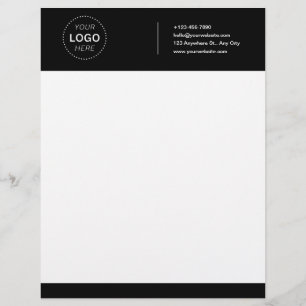 Minimal Professional Lawyer Firm Justice & Law  Custom Letterhead