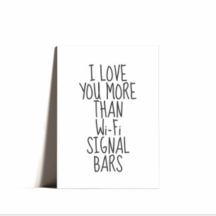 Minimal Punny Happy Valentines Day Holiday Card