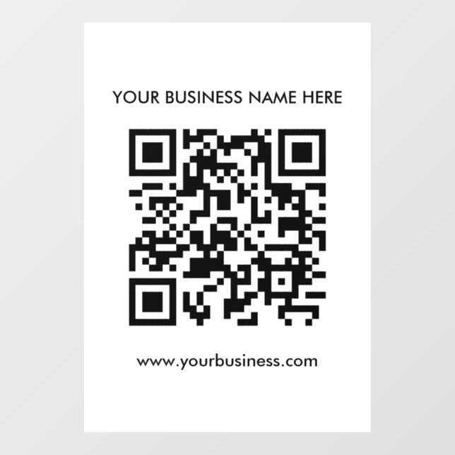 Minimal QR Code Business (Sheet)