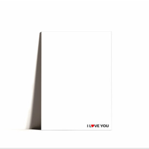 Minimal Quirky Happy Valentines Day  Holiday Card