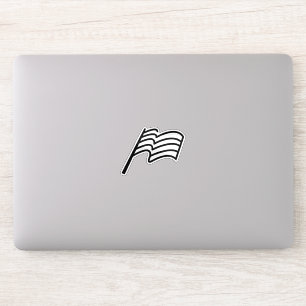 Minimal Racing Flag Sport Waving