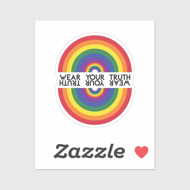 Minimal Rainbow Arch Modern Colourful Statement  (Sheet)