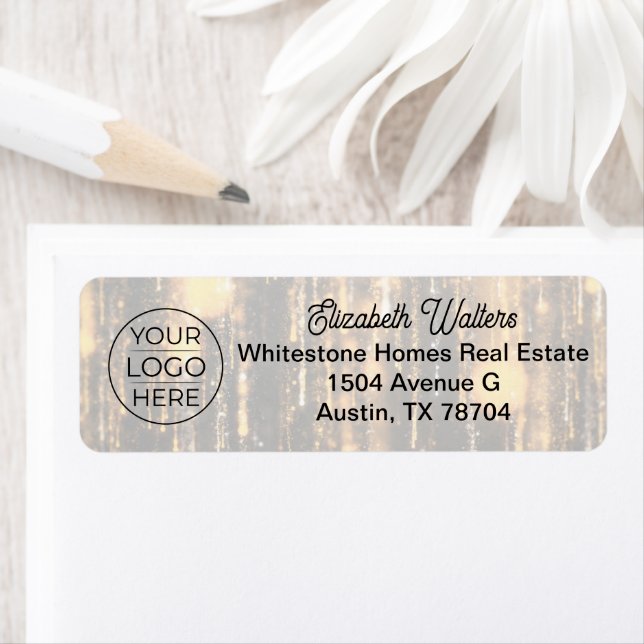Minimal Realtor Return Address Label (Insitu)