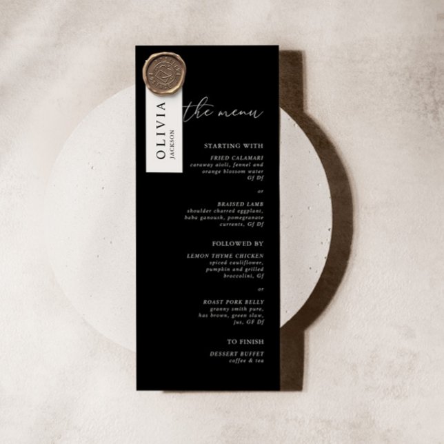 Minimal Reception Mini Guest's Profile Card 6 in 1 (Creator Uploaded)