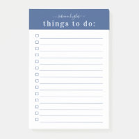 Minimal Retro Typography | Blue Monogram