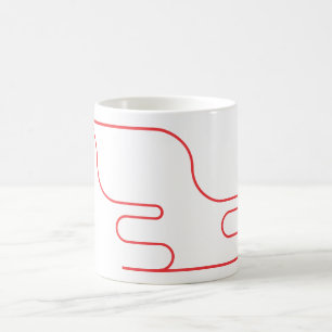 Minimal Round Shape Outline Mug