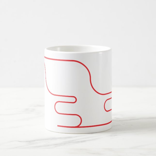 Minimal Round Shape Outline Mug (Center)