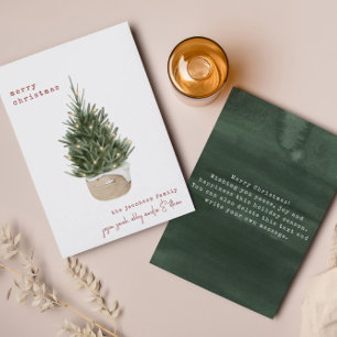 Minimal Scandi Christmas Family Holiday Card