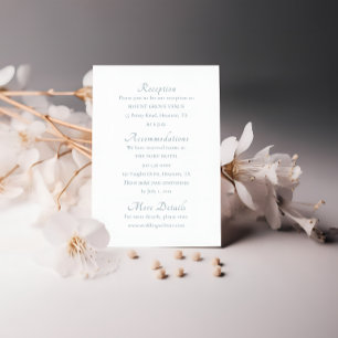 Minimal Script Elegant Enclosure Card