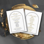Minimal Script Text Wedding Program<br><div class="desc">Minimal Script Text Wedding Program, 
itinerary weddings,  ceremony programs,  wedding programs,  wedding vow renewal program templates,  example of wedding program,  wedding program template</div>