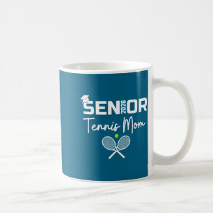 Minimal Senior 2026 Tennis Mum Proud Coffee Mug