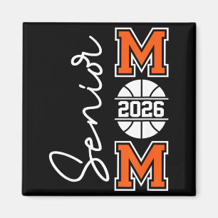 Minimal Senior Basketball Mom Class 2026 Magnet
