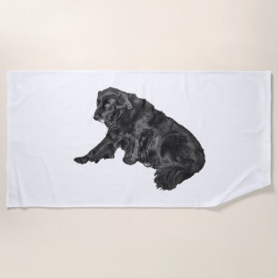 Minimal Shading, Snowbird Lounge Dog Beach Towel