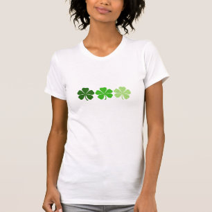 MInimal Shamrock Clovers St Patricks Day Shirt