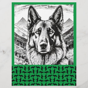 Minimal Shepherd Dog personalised Flyer