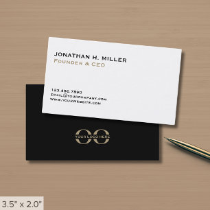 Minimal Simple Business Logo Business Card