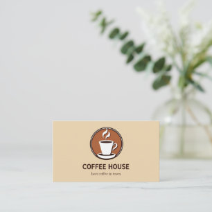 Minimal Simple Coffee Shop barista business Card