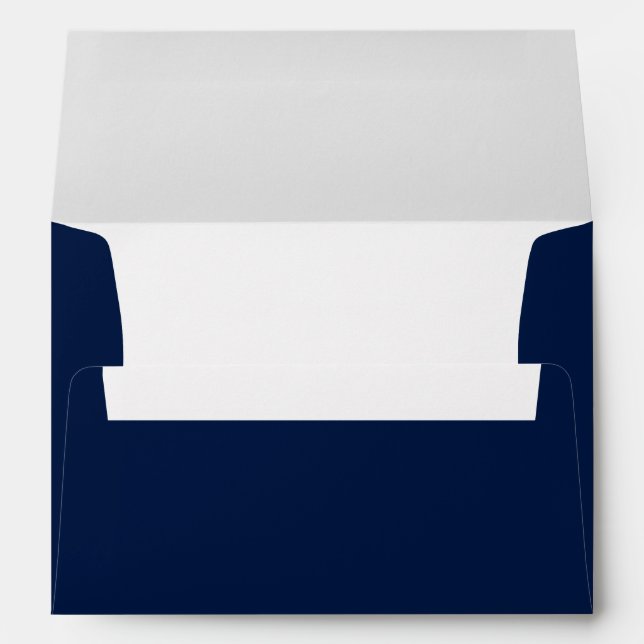 Minimal Simple Elegant  Return Addres Envelope (Back (Bottom))