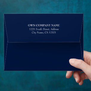 Minimal Simple Elegant Return Addres Envelope