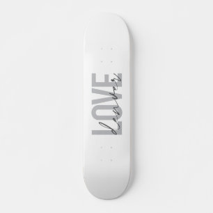 Minimal, simple, modern, urban design Love Denver Skateboard