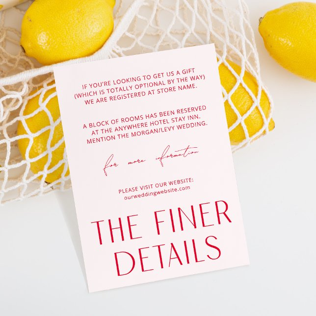 Minimal Simple Pink & Magenta Enclosure Card (Creator Uploaded)