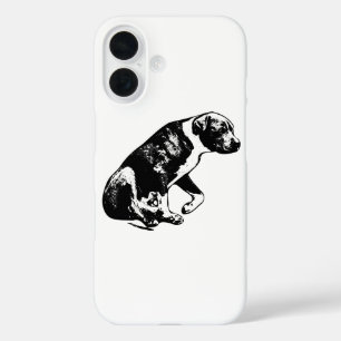 Minimal Sit – Calm Profile iPhone 16 Case