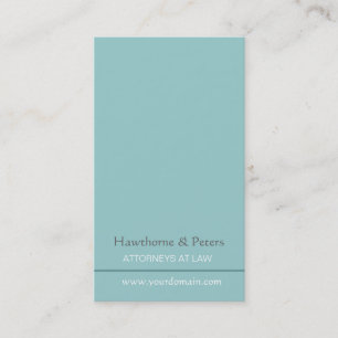 Minimal Sleek Simplistic Subtle Blue Striped Business Card