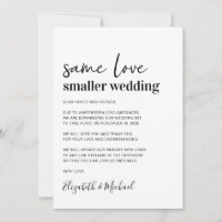 Minimal Smaller Wedding