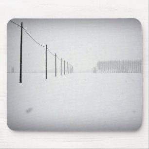 Minimal Snow Mousepad