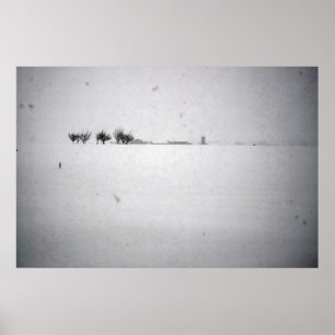 Minimal Snow Poster